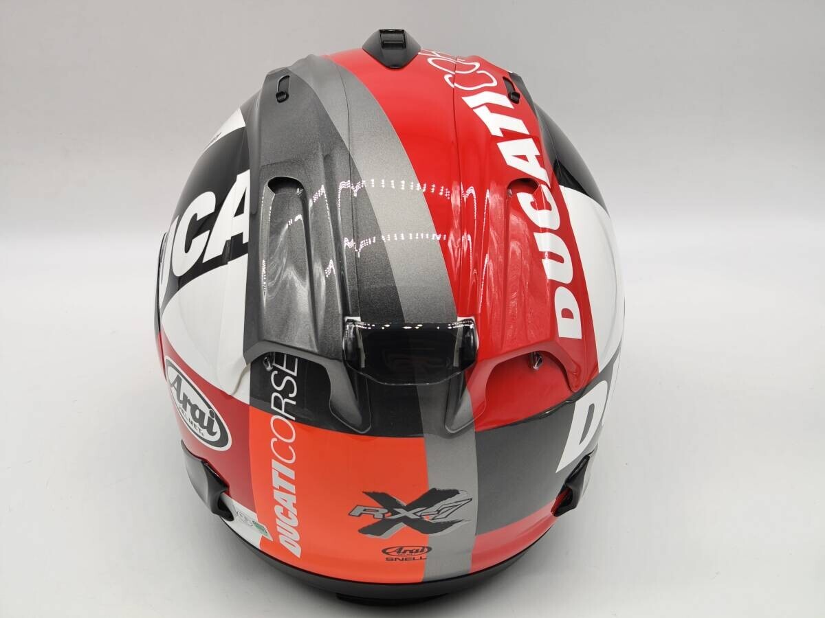 Arai RX-7X Ducati Corse Power Full Face Helmet L Size 59-60cm | eBay