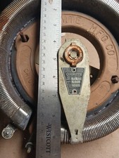 Large 10 In VINTAGE OHMITE 1312 MODEL R 50 OHMS 3.87AM RHEOSTAT- POTENTIOMETER