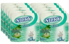 80 Rolls Nicky Elite White Bathroom Toilet Paper 3ply Quilted Tissue