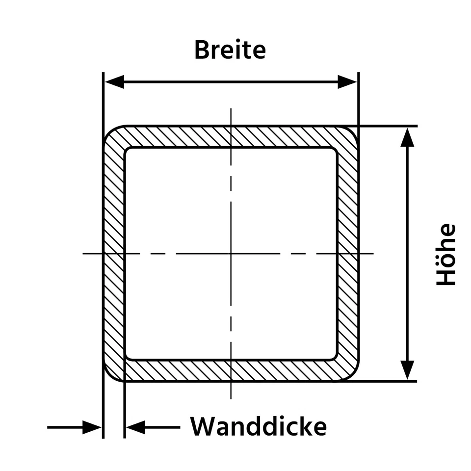 Acier Inox Tube Carré Balustrade V2A Coupé À L'Usine Poteau - Photo 3/4