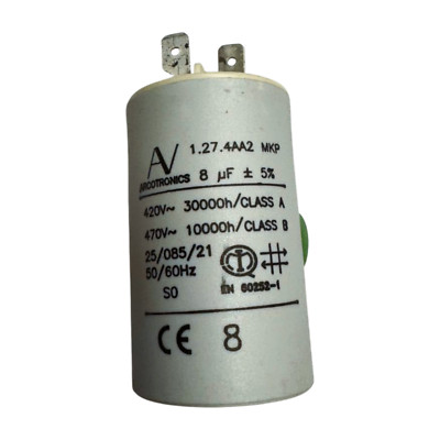 MARKED CF FAB プロモ AV Arcotronics 8uF 1.27.4AA2 MKP Capacitor, 420V, 470V **Free