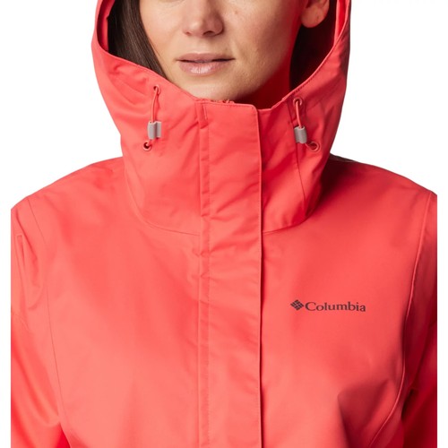 NWT$80 Columbia Women's Hikebound Short Jacket Raincoat Size XS Juicy - Picture 4 of 6