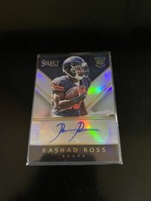 Rashad Ross 2014 Select Silver Prizm Auto /99 RC Football Card Bears