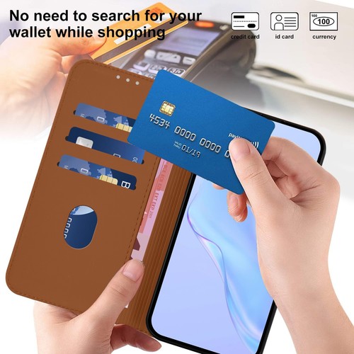 Für Motorola Moto G Play 2021/2022/2023/2024 5G Handyhülle Leder Wallet Cover - Bild 14 von 173