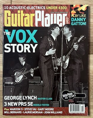 Guitar Player 2007-10 October, Vol. 41, No.10 - The VOX Story, George Lynch