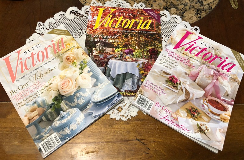Trio of  Victoria Bliss Magazines Autumn And Valentine’s Issues