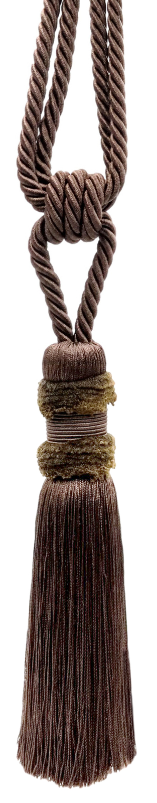 DÉCOPRO Tassel Tieback, Color# D2 - Mocha Brown [Sold Individually]