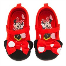 NWT Disney Store Red Minnie Mouse Baby Costume Shoes 0 6 12 18 24M