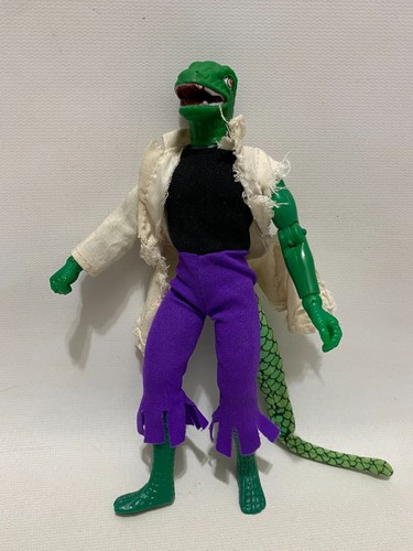 Vintage 1974 Mego Lizard 8" Original Action Figure Spider-Man Villain Complete