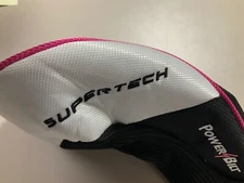 TPS Power Bilt SuperTech 1 Driver Head Cover Pink Black White 