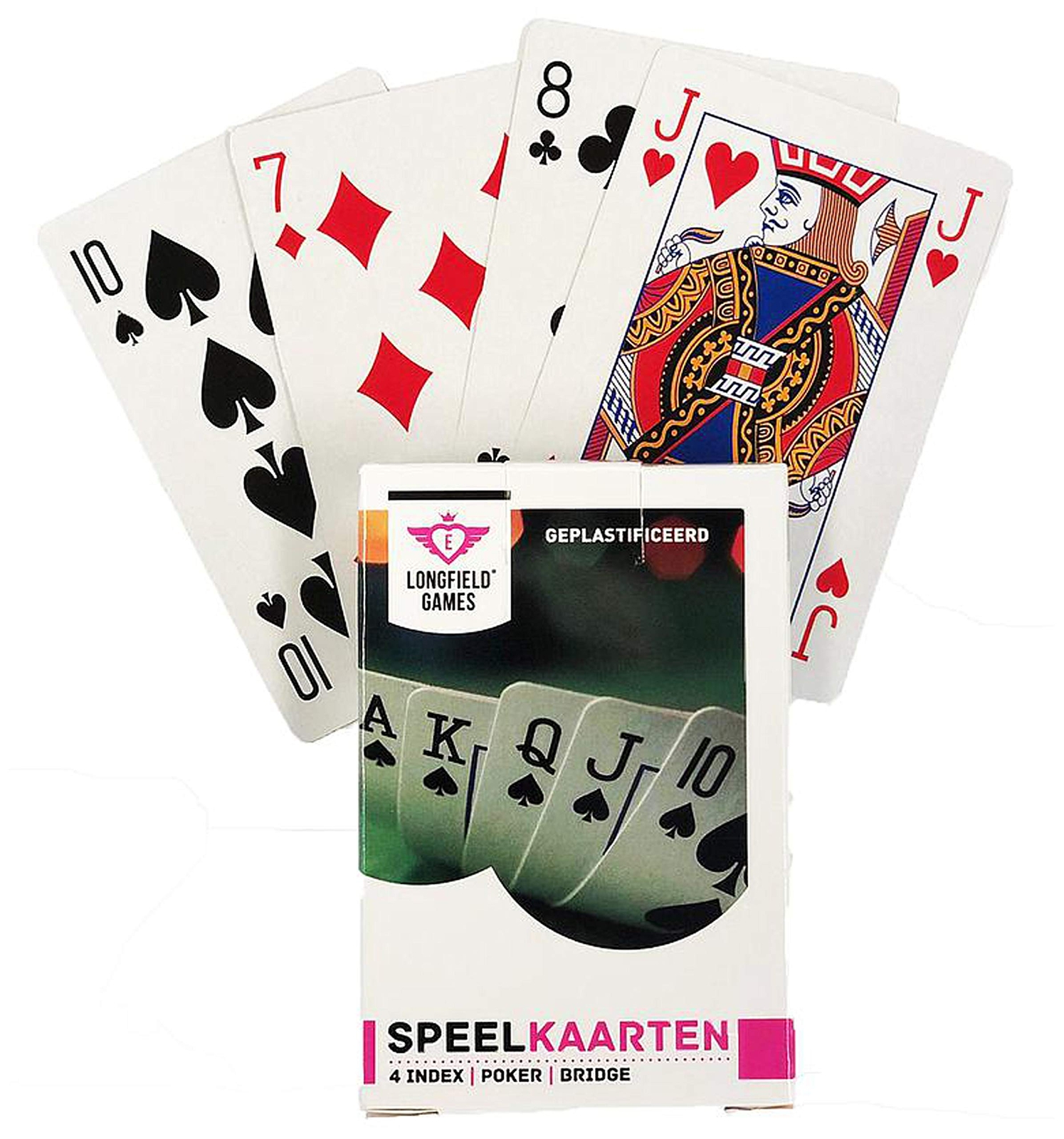 Engelhart Playing cards plastic coated - 52 cards