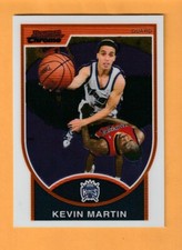 Kevin Martin Sacramento Kings 2007-08 Bowman Chrome #38 Western Carolina