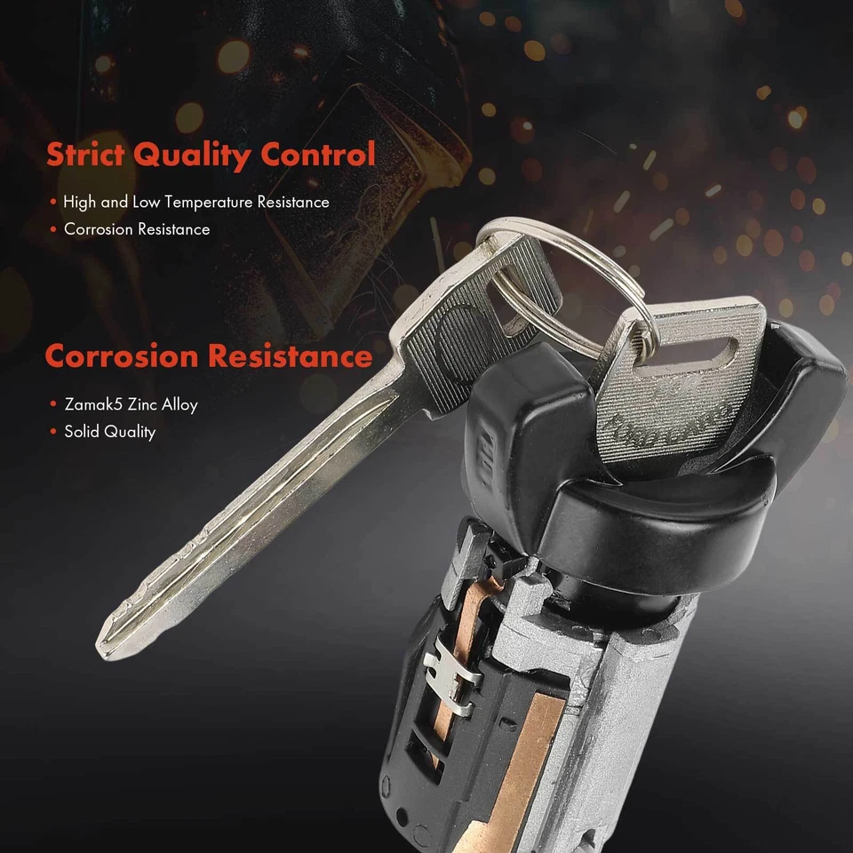 Cilindro de bloqueo de encendido Zamak 5 con llaves para Ford F-600 F-700 B-600 B-700 FT800 Foto 4 de 4