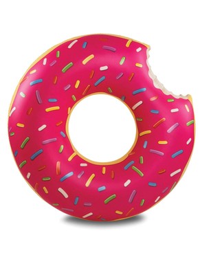 BigMouth Inc. Donut aufblasbarer Pool Float, mehrfarbig