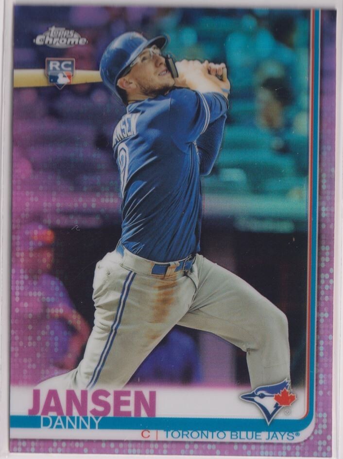 2019 Topps Chrome Pink Refractors #35 Danny Jansen RC