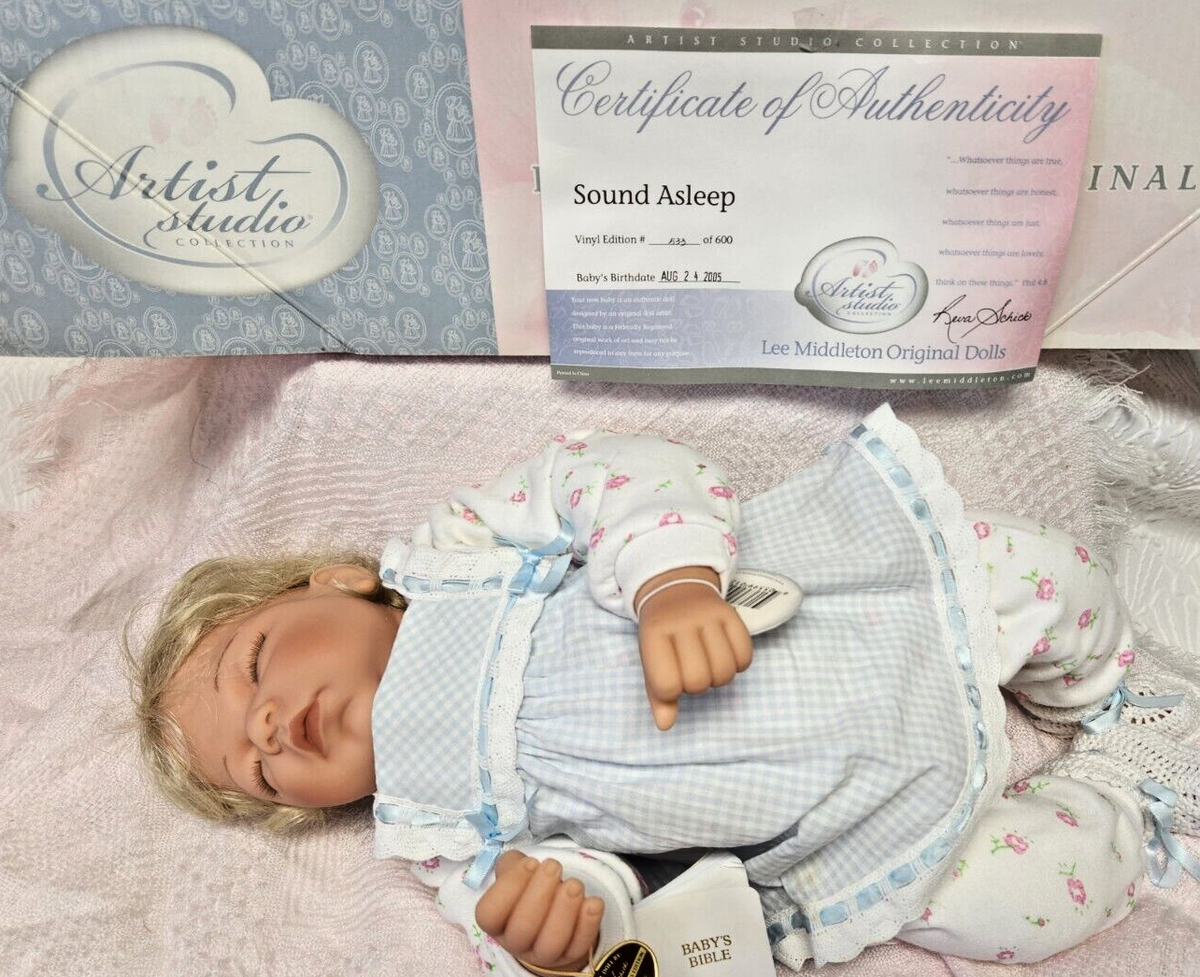 Sound Asleep reborn baby Reva Schick Lee Middleton doll artist