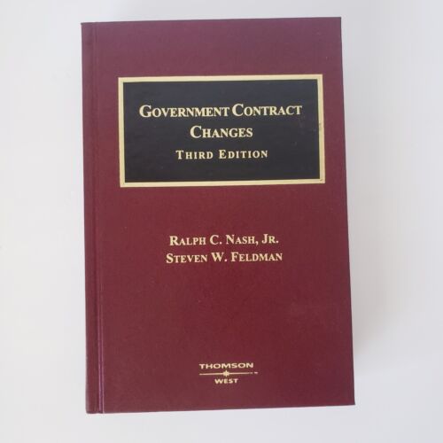 Libro de leyes Government Contract Changes tercera edición volumen 2 de Nash & Feldman - Imagen 1 de 24