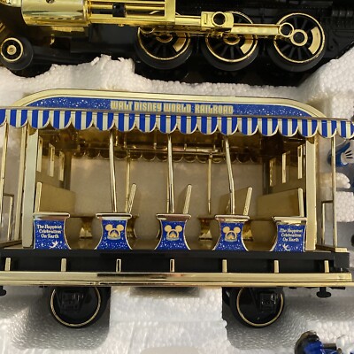 Walt Disney 50th Anniversary Golden Edition Railroad Train Set
