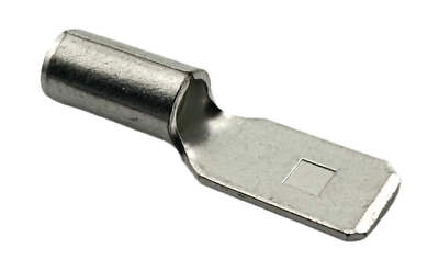 100pcs, US-made, Noninsulated Quick-Disconnect Terminals, Male, for 16-14 AWG, 0