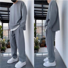 2Piece Set Men Loose Fit Tracksuit Men Fashion Clothing Men Streetwear Suits