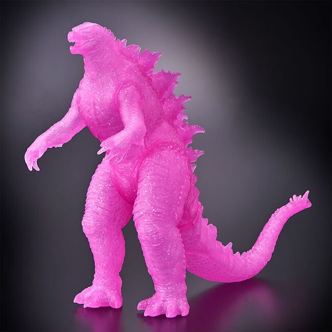 Movie Monster Series GODZILLA 2024 Clear Lamé Meta Blue & Pink Set