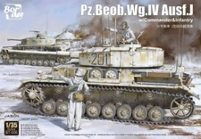 Border Model 1/35 Pz.Beob.Wg. IV Ausf. J w/Commander & Infantry #BT006   