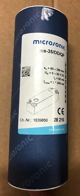 Microsonic ICS-35/DD/QP Ultrasonic Sensor; New