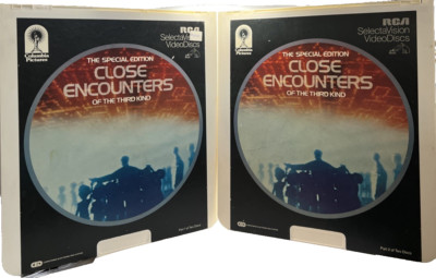 Close Encounters of the Third Kind 2 Discs- 1977 CED RCA SelectaVision VideoDisc