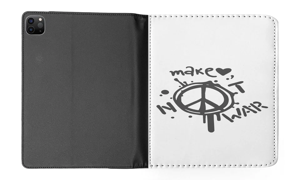 FUNDA FUNDA PARA APPLE IPAD|PEACE LOVE QUOTES 1 Foto 4 de 4