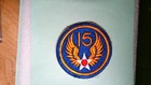 ORIGINAL MILITARY PATCH SEW ON WW2 ERA NO GLOW 15TH AIR FORCE #2