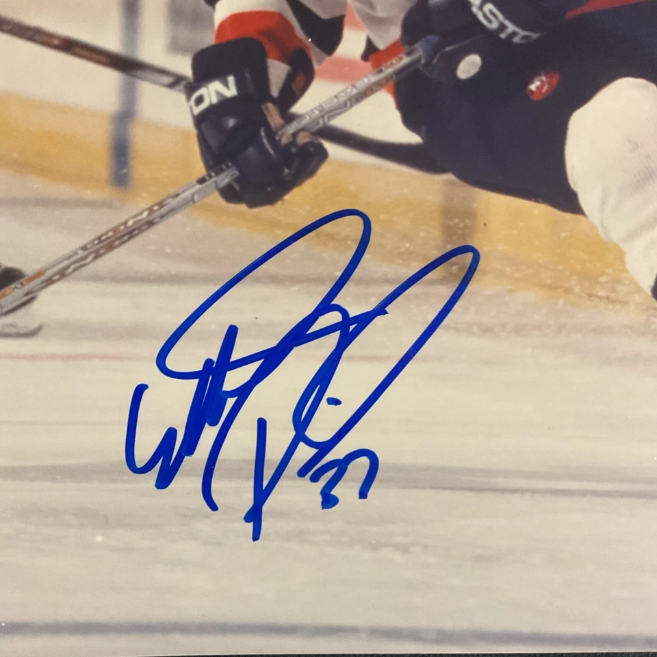 Mark Parrish autographed 8x10 Photo New York Islanders Image #2 - Image 2 of 4