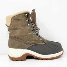 Wolverine Womens Frost Tall W880217 Beige Leather Waterproof Snow Boots Sz 5.5 W