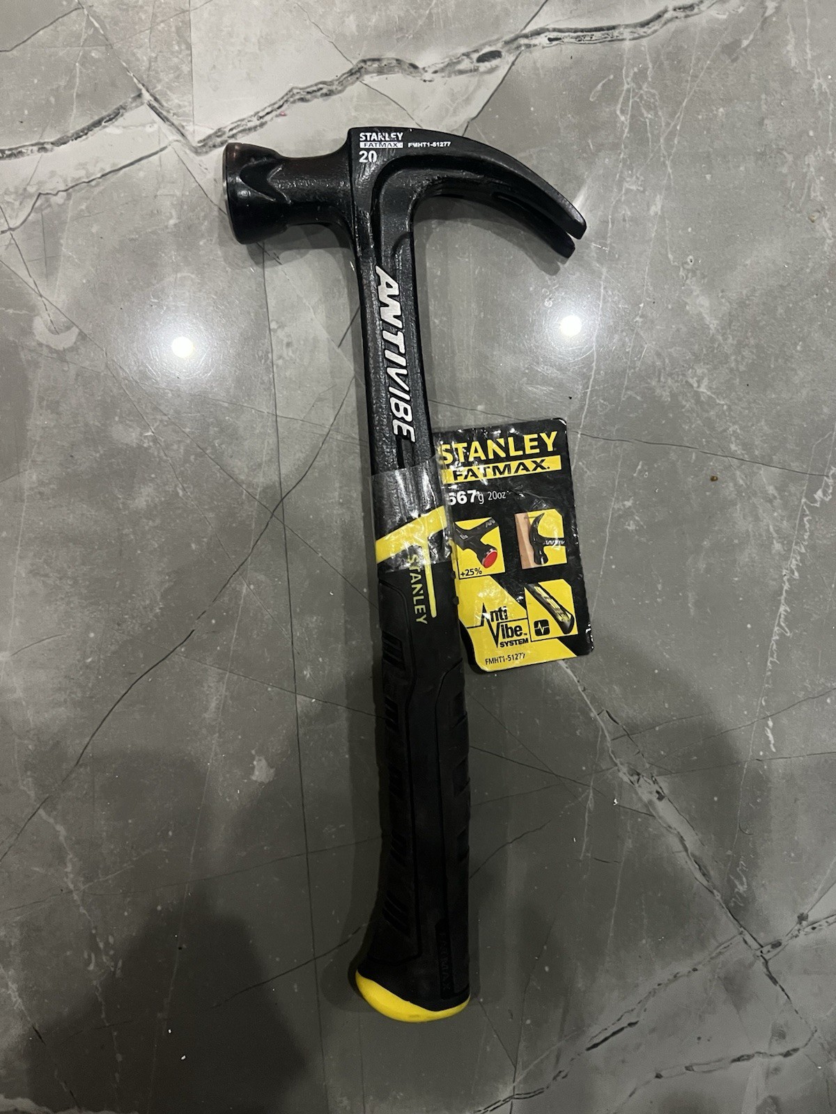 Stanley 1-51-277 FatMax Antivibe Steel Claw Hammer 570g 20oz STA151277