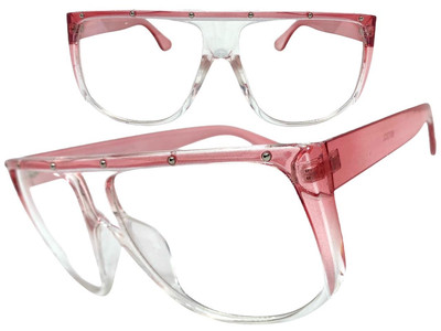 Oversized Vintage Retro Style Clear Lens EYE GLASSES Large 