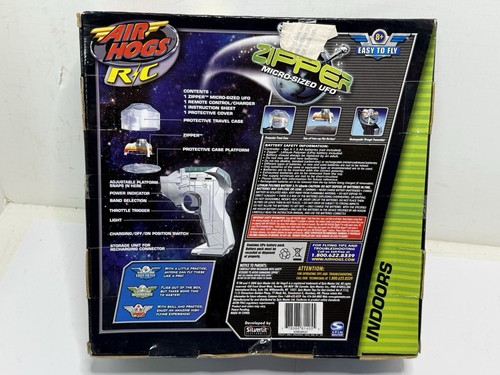 New Air Hogs RC Zipper Micro Sized Indoor Flying Light Up UFO NIB - Picture 8 of 11