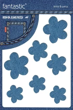 Flower Iron-On Denim Patch for Jeans Durable Repair and Decorative Patch for Den