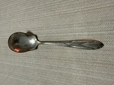 Sugar Spoon Vintage Silverplate National Silver Co. A-1  5.75” Nice