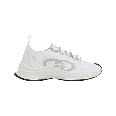NEW Gucci Men's Run Sneaker Trainers  White US12.5 UK12 $920