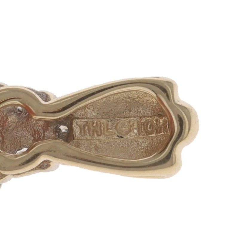 Yellow Gold Mystic Topaz Diamond Pendant - 10k Oval 8.83ctw - Image 4 of 4