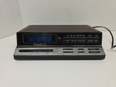 Vintage Realistic Chronomatic 268 Digital Alarm Clork AM/FM Radio Tested 