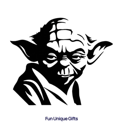 Yoda Vinyl Decal Sticker -Multiple Colors & Sizes- SHIPS FREE!