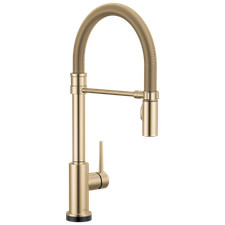 Delta 9659TL-CZ-DST Trinsic Touchless Pull-Down Kitchen Faucet Champagne Bronze
