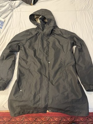 Helly Hansen Women's Aden Insulated Hooded Rain Coat Black M Regular Mid-Length