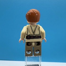 LEGO Star Wars Obi-Wan Kenobi W/ Headset SW0704 Minifigure 75135 W/ Lightsaber