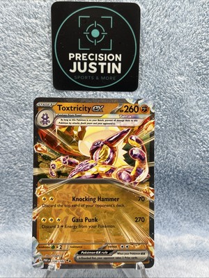 Holo Toxtricity ex 100/182 Double Rare Paradox Rift Pokemon TCG