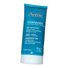 Avene Cleanance Cleansing Gel 200ml Exp 08/27 Face Body