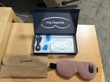 Heated Eye Mask for Warm Compress:  FACEMOON - Reduces Eye Strain CORDLESS NOB