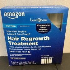 Amazon Minoxidil 5 Men Hair Regrowth Solution Treatment 6 Month Supply