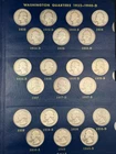 🇺🇸Complete Set of 83 Silver Washington Quarters in Whitman Album 1932-1964-D