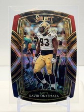 David Onyemata 2020 Panini Select Tri-Color Prizm Die Cut #299 RC